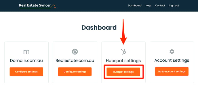 Real_Estate_Syncer-hubspot-connection