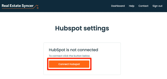 connect-to-hubspot-Real_Estate_Syncer