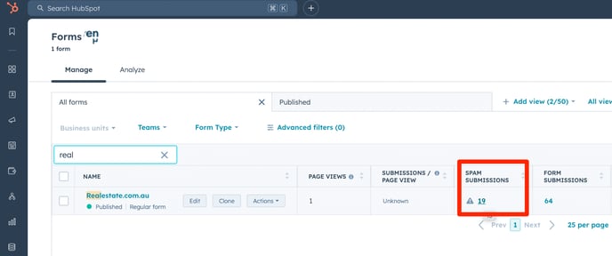 hubspot-spam-form-submissions